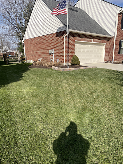 16th hole approach shot